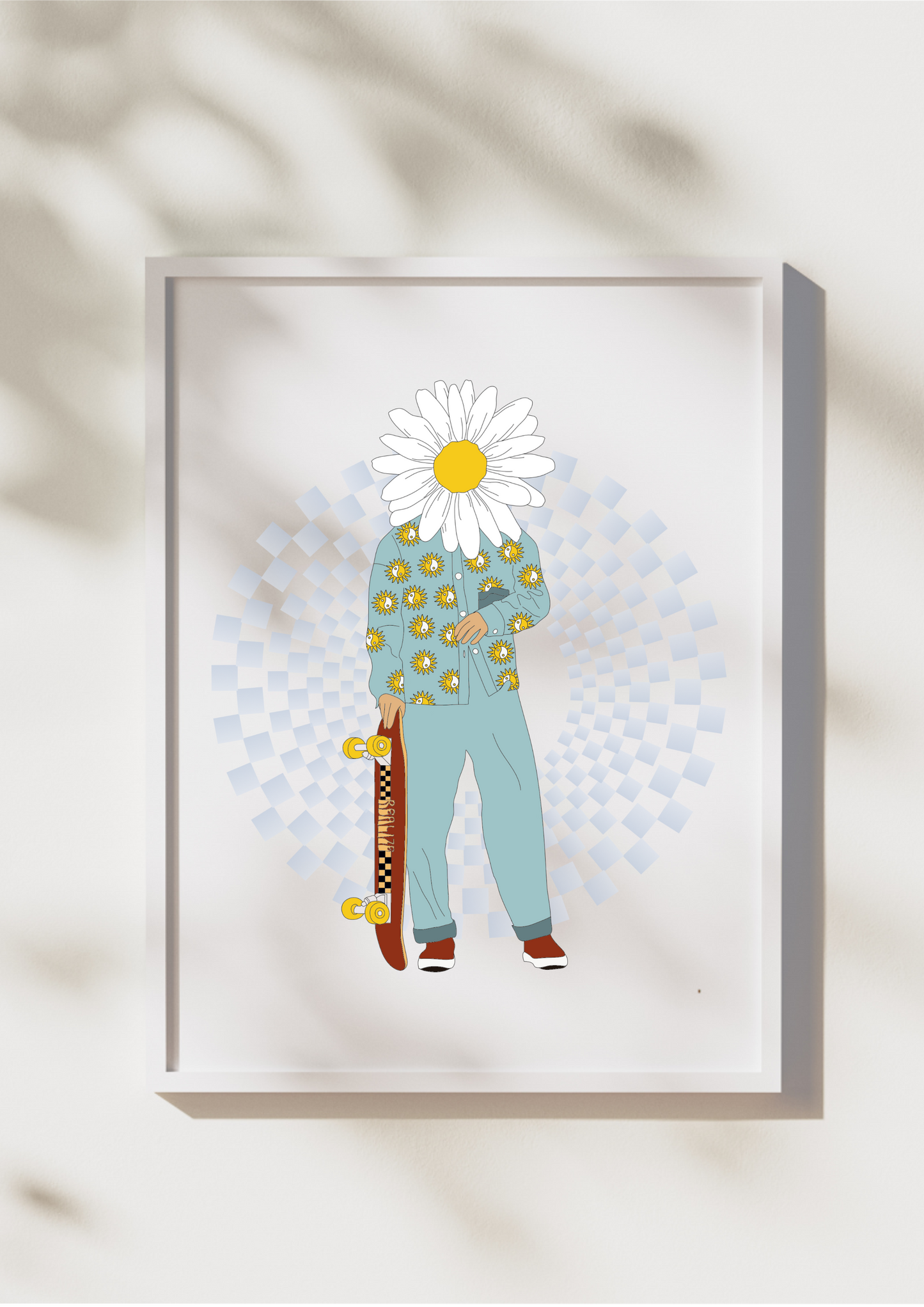 Affiche flower riding