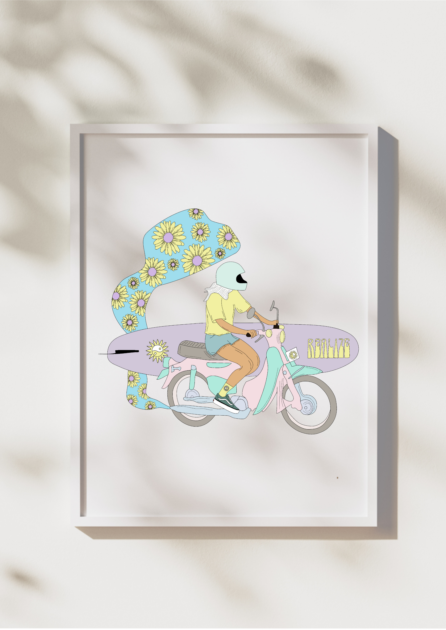 Affiche riding bike